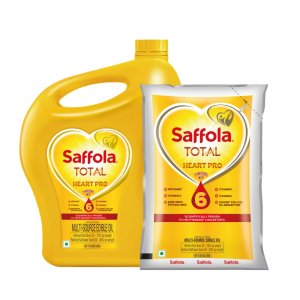 Saffola Total: Refined Oilblend of Rice Bran Oil & Safflower Oilcooking Oil