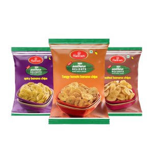 Banana Chips -Tangy Tomato, Spicy, Salted-