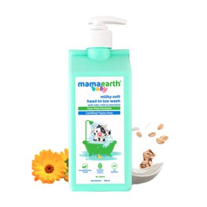 Milky Soft Head to Toe Wash With Oats, Milk, and Calendula for Babies