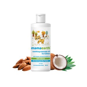 Soothing Massage Oil for Babies with Sesame, Almond and Jojoba Oil