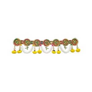 Jaipuri Ring Door Hanging Toran - Multicolor