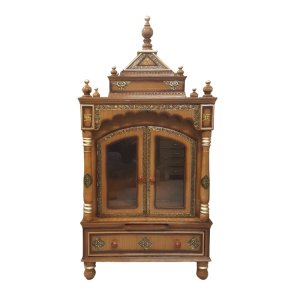 High quality Small Wooden Pooja Mandir for home